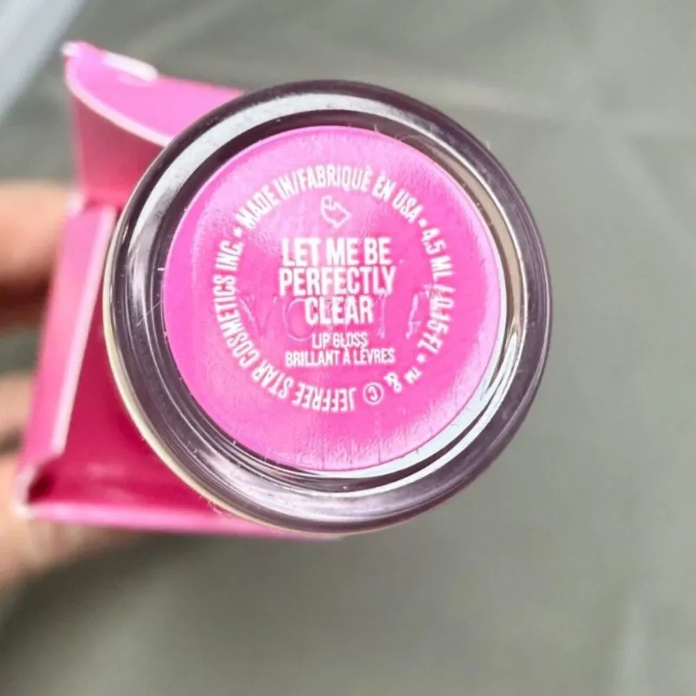 NIB Jeffree Star The Gloss Lip Gloss in Let Me Be Perfectly Clear